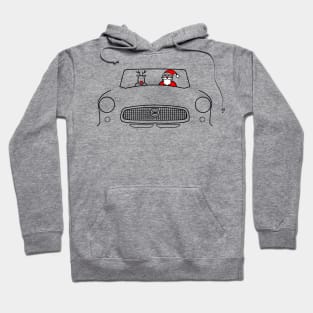 Nash Metropolitan classic car Christmas special edition Hoodie